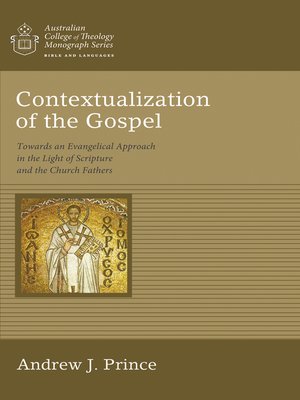 cover image of Contextualization of the Gospel